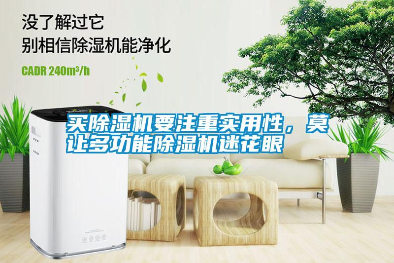買除濕機(jī)要注重實(shí)用性,莫讓多功能除濕機(jī)迷花眼