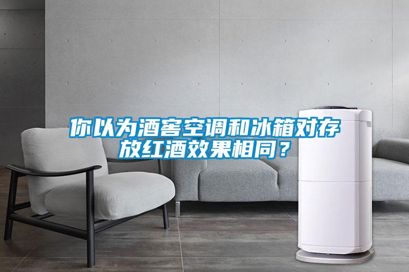 你以為酒窖空調和冰箱對存放紅酒效果相同?