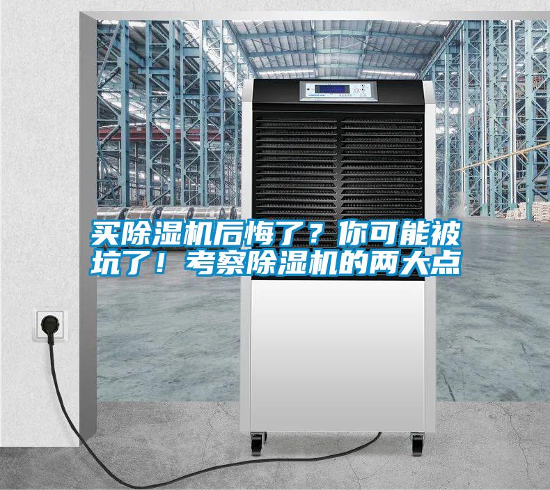 買除濕機后悔了?你可能被坑了!考察除濕機的兩大點