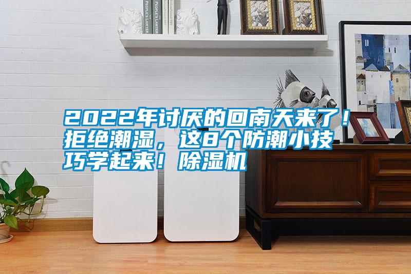2022年討厭的回南天來了!拒絕潮濕,這8個防潮小技巧學起來!除濕機