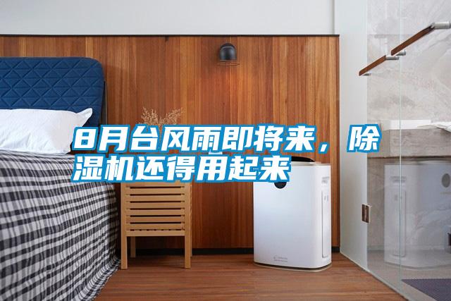 8月臺風雨即將來,除濕機還得用起來