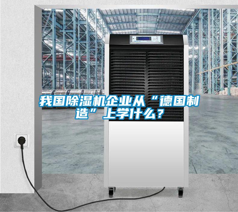 我國除濕機企業從“德國制造”上學什么?