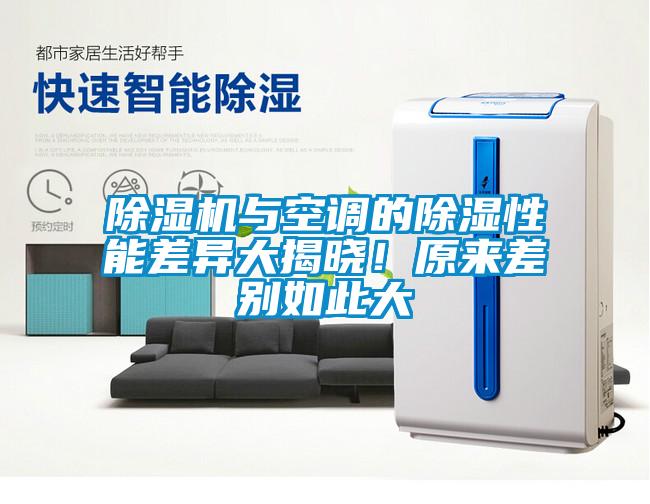 除濕機(jī)與空調(diào)的除濕性能差異大揭曉!原來差別如此大