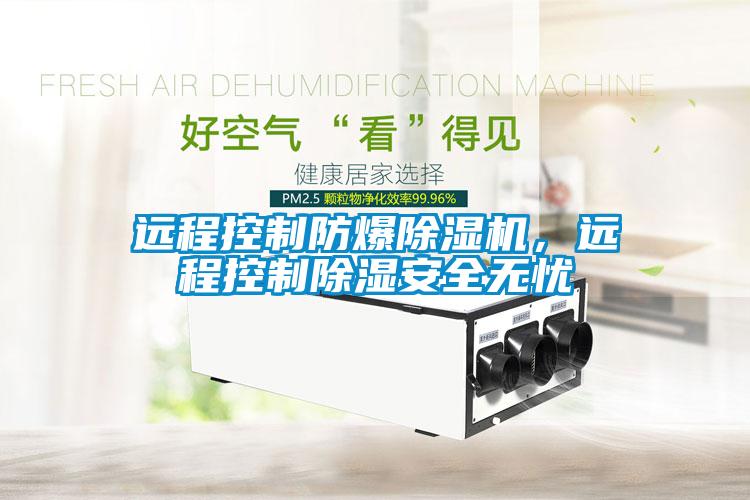 遠程控制防爆除濕機,遠程控制除濕安全無憂
