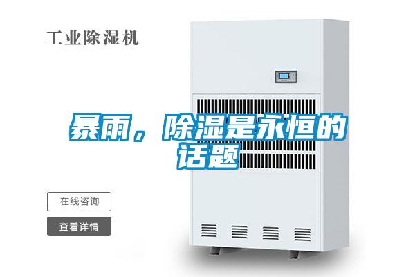 暴雨，除濕是永恒的話題