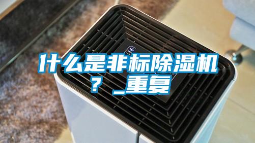 什么是非標(biāo)除濕機(jī)?_重復(fù)