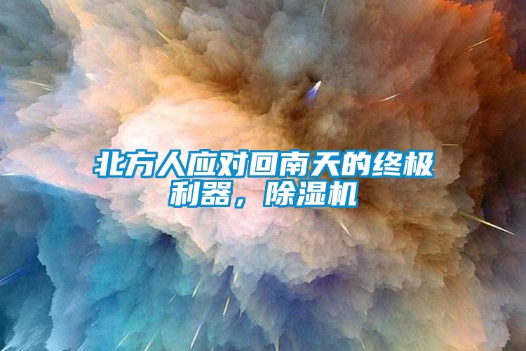 北方人應對回南天的終極利器,除濕機