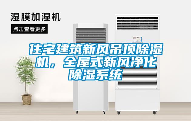 住宅建筑新風(fēng)吊頂除濕機(jī),全屋式新風(fēng)凈化除濕系統(tǒng)