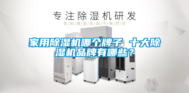 家用除濕機哪個牌子 十大除濕機品牌有哪些？