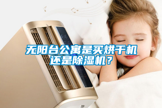 無陽臺公寓是買烘干機還是除濕機?