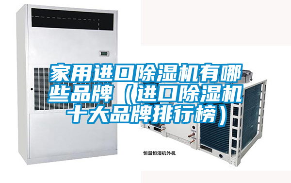 家用進口除濕機有哪些品牌(進口除濕機十大品牌排行榜)