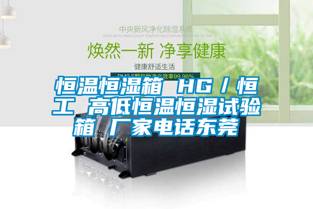 恒溫恒濕箱 HG/恒工 高低恒溫恒濕試驗箱 廠家電話東莞