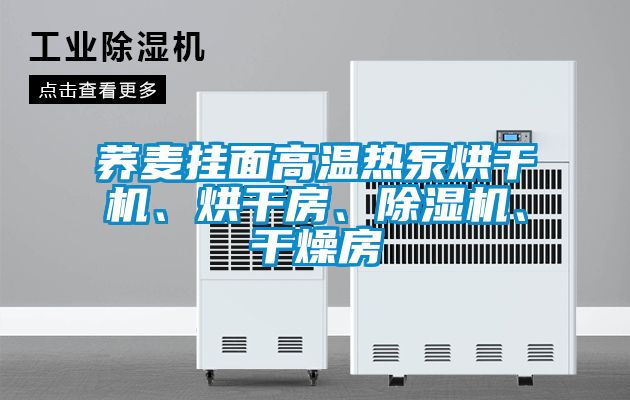 蕎麥掛面高溫熱泵烘干機、烘干房、除濕機、干燥房