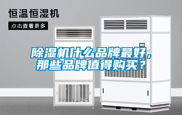 除濕機什么品牌最好,那些品牌值得購買?