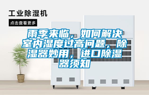 雨季來臨,如何解決室內(nèi)濕度過高問題,除濕器妙用,進(jìn)口除濕器須知