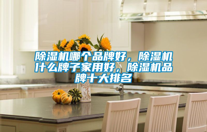 除濕機哪個品牌好,除濕機什么牌子家用好,除濕機品牌十大排名