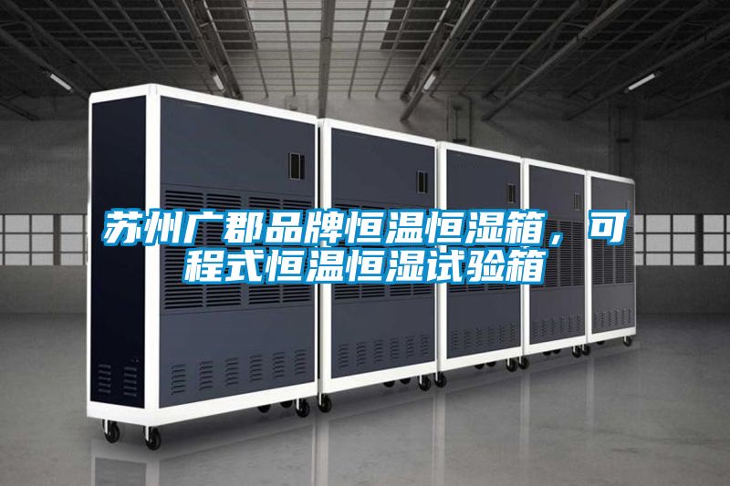 蘇州廣郡品牌恒溫恒濕箱,可程式恒溫恒濕試驗(yàn)箱