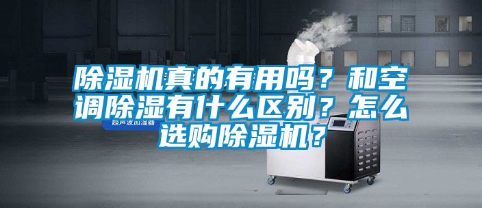 除濕機真的有用嗎?和空調除濕有什么區別?怎么選購除濕機?