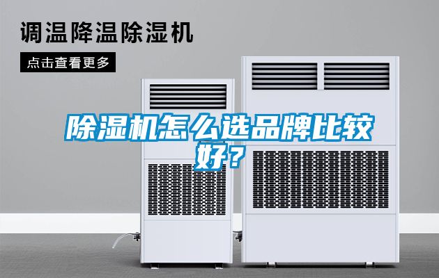 除濕機怎么選品牌比較好？