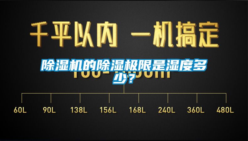 除濕機的除濕極限是濕度多少?