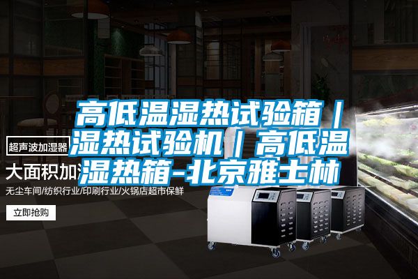 高低溫濕熱試驗箱|濕熱試驗機|高低溫濕熱箱-北京雅士林