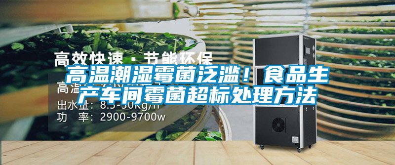 高溫潮濕霉菌泛濫!食品生產車間霉菌超標處理方法