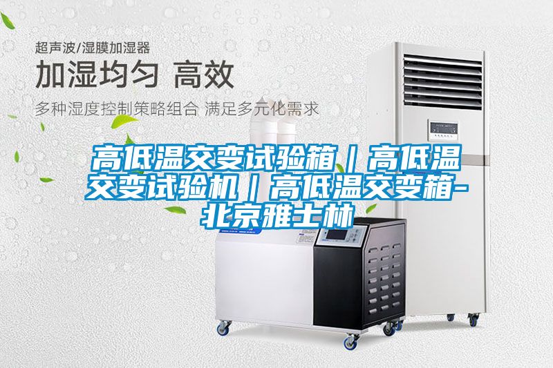 高低溫交變試驗箱|高低溫交變試驗機|高低溫交變箱-北京雅士林